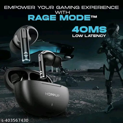 Hoppup S40 Earbuds with 13MM Drivers, 40H Playtime