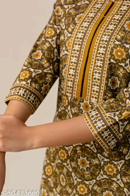 "Women's Rayon Printed Short Kurta | Short Kurta For Women | Short Kurta | Printed Short Kurta | | Womens Printed Cotton Top | Short Kurti | "