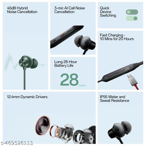 Z2 ENC Neckband 12 hours playtime bluetooth wireless headphones earphone bluetooth headset