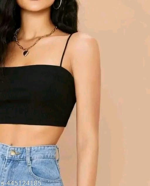 Strip Design Trending Bra Type Crop Top Looks Cool design Superb Top