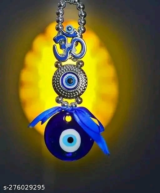 Om Evil Eye car AND Wall Hanging For CAR Home And Office Protection From Negative Energy (Multi)