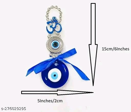 Om Evil Eye car AND Wall Hanging For CAR Home And Office Protection From Negative Energy (Multi)