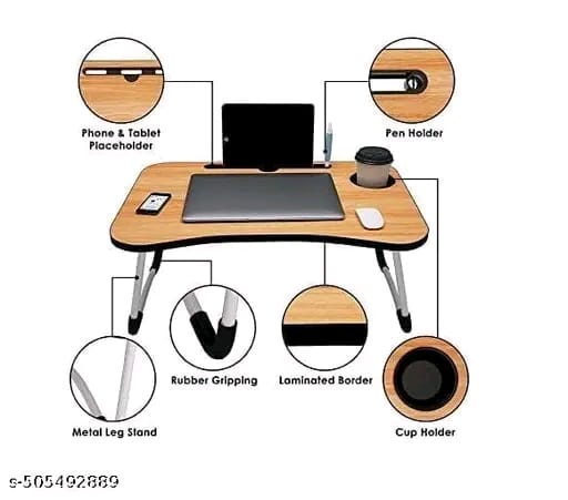 portable laptop table with Cup holder