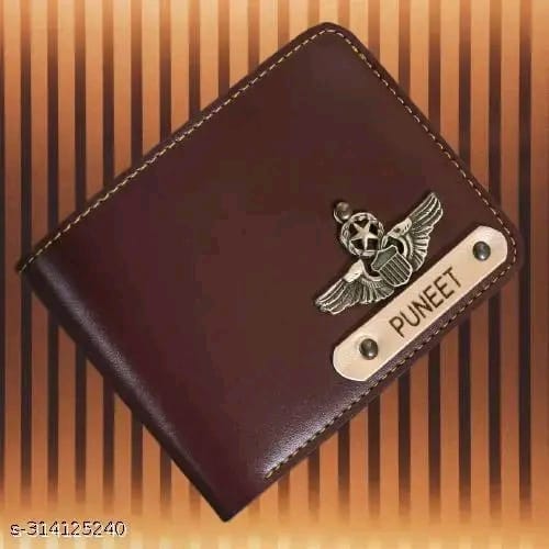 Vostro Trendy Customize Wallet with Name & Charm