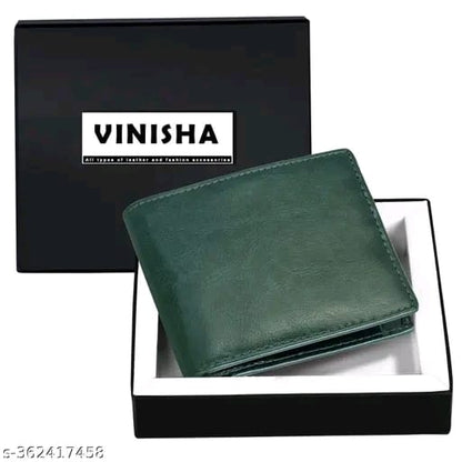 Leather Purse For Man Gents Wallet Green