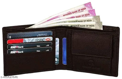 BUFFHIDE RFID Protected 100% Genuine Leather Gift Hamper For Men | Leather Wallet For Men's | Wallets Branded | Wallets For Men (Lee-on Black) ,Leather wallet combo for men