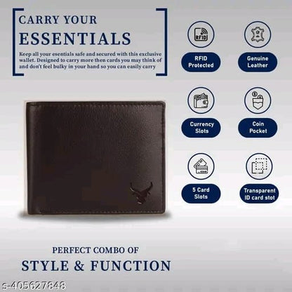 BUFFHIDE RFID Protected 100% Genuine Leather Gift Hamper For Men | Leather Wallet For Men's | Wallets Branded | Wallets For Men (Lee-on Black) ,Leather wallet combo for men