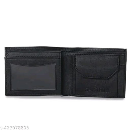 SAMTROH Embellished Men's Wallet, Blue & White, 3 Card Slots, 2 Currency & Secret Compartments, 1 Coin Pocket
