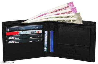BUFFHIDE RFID Protected 100% Genuine Leather Gift Hamper For Men | Leather Wallet For Men's | Wallets Branded | Wallets For Men (Merchant-Navy) ,Leather wallet combo for men