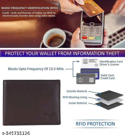 SKINBULL RFID Protected 100% Genuine Leather Wallet for Men | High Quality Leather Wallet