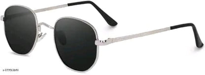 Unisex Black Fiber & Plastic Rectangular , UV Protected Mc Stan Sunglasses (Pack of 2)