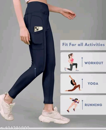 Women's Pack of 1 V Shape High Waist Belt D.Grey Solid Tights |Activewear|Yogawear|Gymwear|Sportswear|Active Bottomwear