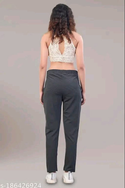 LEEWAN Womens Track pants Super stretchable (womens trousers/track pants/running/gym/yoga/girls track pants/girls trousers/womens pants/comfort fit)