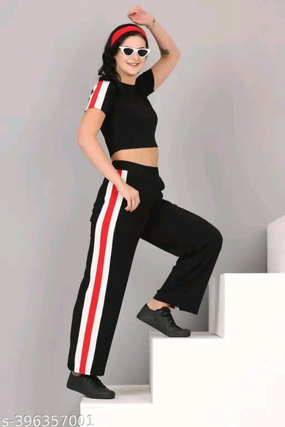 Selecting Fashion Women's Top & Bottom Set Gym Wear | Jogging Wear | Sport Wear | Running Suits For womens | Strip Wear