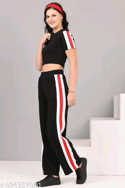 Selecting Fashion Women's Top & Bottom Set Gym Wear | Jogging Wear | Sport Wear | Running Suits For womens | Strip Wear