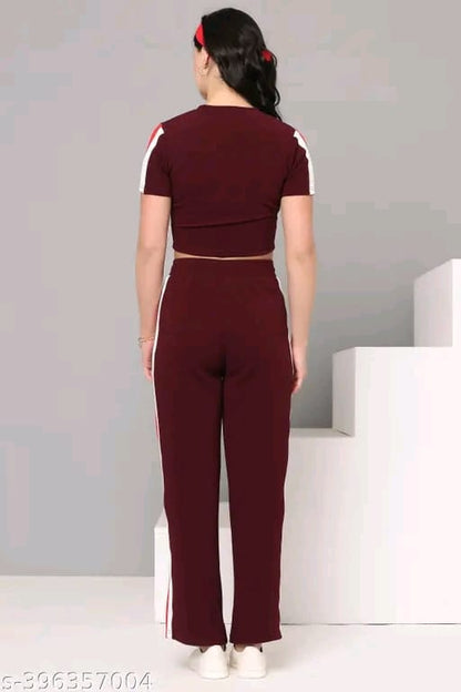 Selecting Fashion Women's Top & Bottom Set Gym Wear | Jogging Wear | Sport Wear | Running Suits For womens | Strip Wear