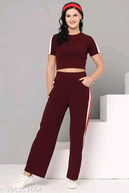 Selecting Fashion Women's Top & Bottom Set Gym Wear | Jogging Wear | Sport Wear | Running Suits For womens | Strip Wear