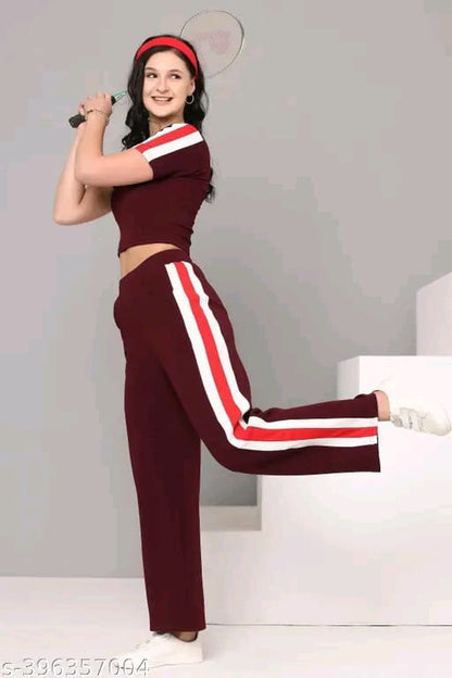 Selecting Fashion Women's Top & Bottom Set Gym Wear | Jogging Wear | Sport Wear | Running Suits For womens | Strip Wear