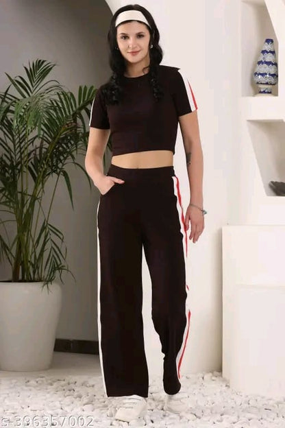Selecting Fashion Women's Top & Bottom Set Gym Wear | Jogging Wear | Sport Wear | Running Suits For womens | Strip Wear