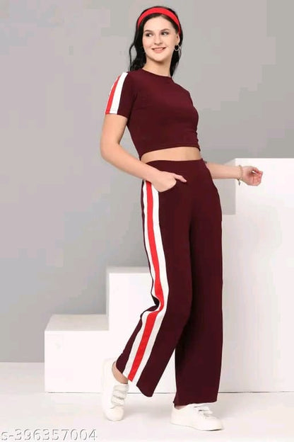 Selecting Fashion Women's Top & Bottom Set Gym Wear | Jogging Wear | Sport Wear | Running Suits For womens | Strip Wear