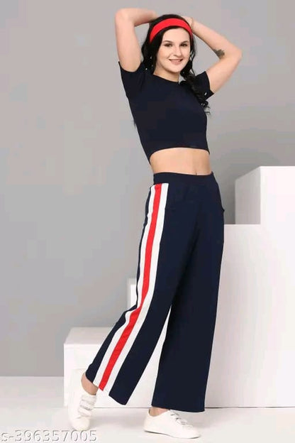 Selecting Fashion Women's Top & Bottom Set Gym Wear | Jogging Wear | Sport Wear | Running Suits For womens | Strip Wear