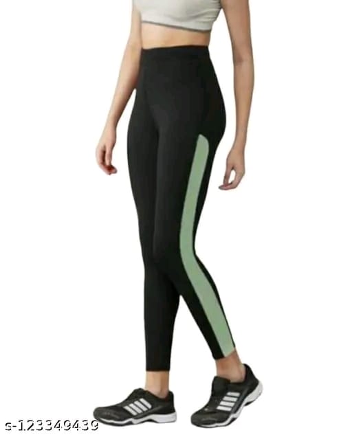 Women's Pack of 2 Black Colorblocked Tights |Activewear|Yogawear|Gymwear|Sportswear|Active Bottomwear