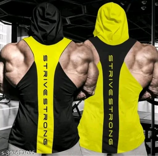 Polyster gym vest unique gym vest