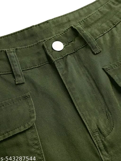 Stylish Straight Fit cargo Jeans For Women