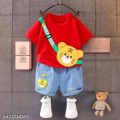 Summer Baby Boys Clothing Sets Cartoon Bear Cotton T-Shirt + Shorts for Baby Kids Tracksuits Infant Casual Outfit
