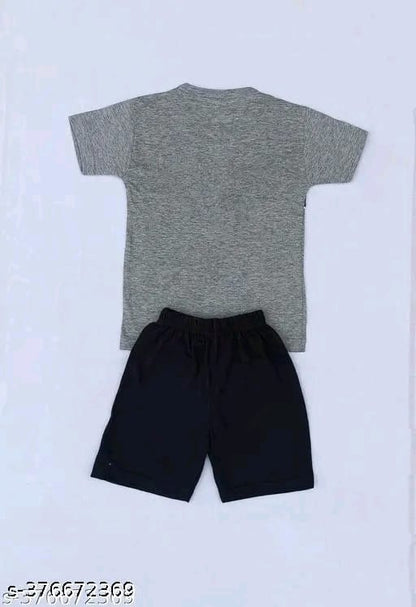 Stylish Boys Tshirt with shorts set Dress combo set