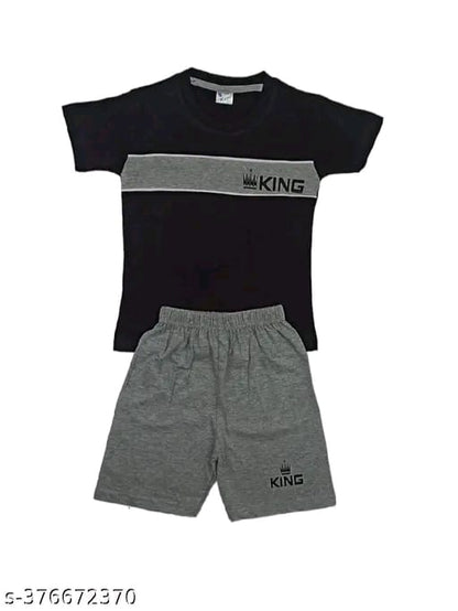 Stylish Boys Tshirt with shorts set Dress combo set