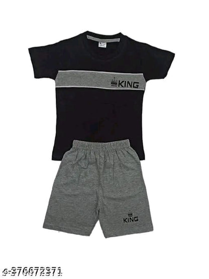Stylish Boys Tshirt with shorts set Dress combo set