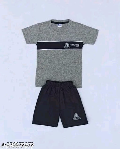 Stylish Boys Tshirt with shorts set Dress combo set