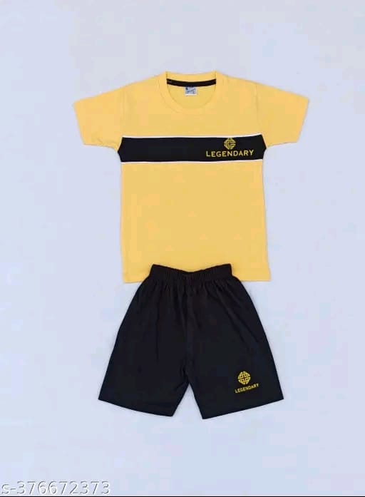 Stylish Boys Tshirt with shorts set Dress combo set