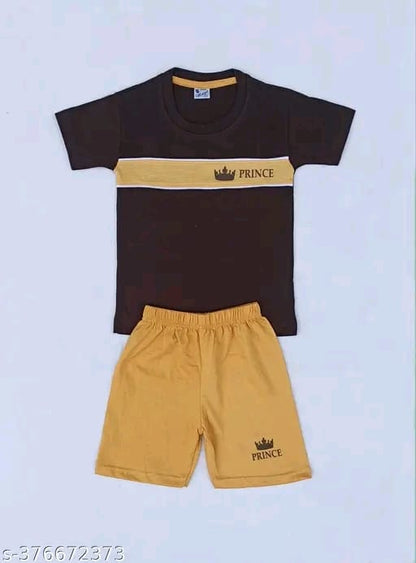 Stylish Boys Tshirt with shorts set Dress combo set
