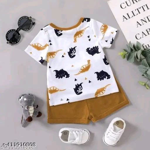 Stylish Printed Kids Boys And Girls Clothing Set
