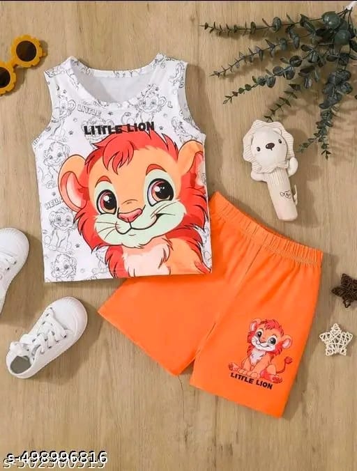 BOYS AND GIRLS COTTON CLOTHING SET