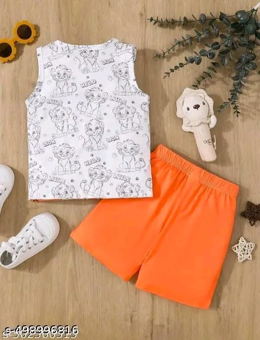BOYS AND GIRLS COTTON CLOTHING SET