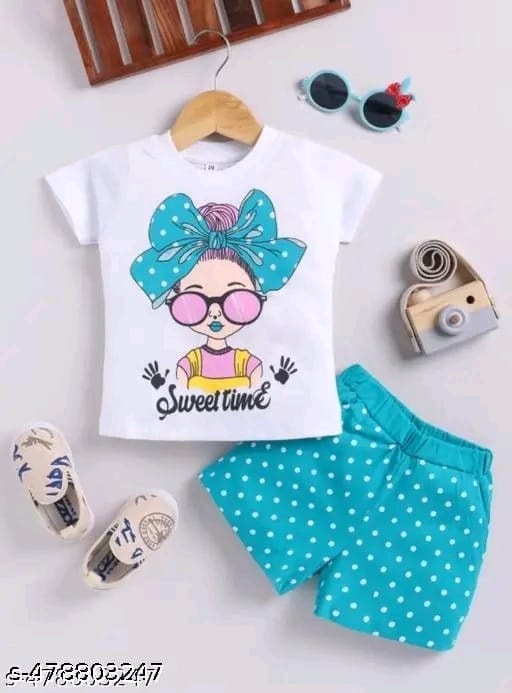 Stylish Kids T-Shirt and Shorts Set | Boys Summer Outfit | princess Co-Ord Set | Casual Partywear Dress for Baby Boys 2 month to 5 year kids girls.