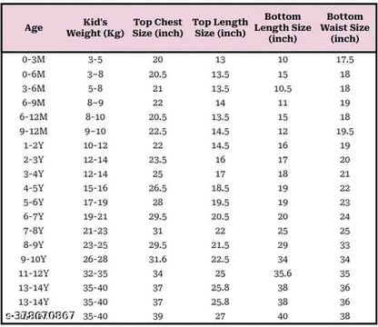 Kids Girls Styles Top & Pant