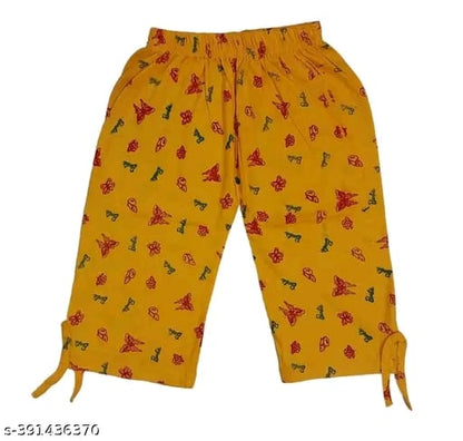 Capri For Girls Casual Printed Cotton (Multicolor Pack of 6).
