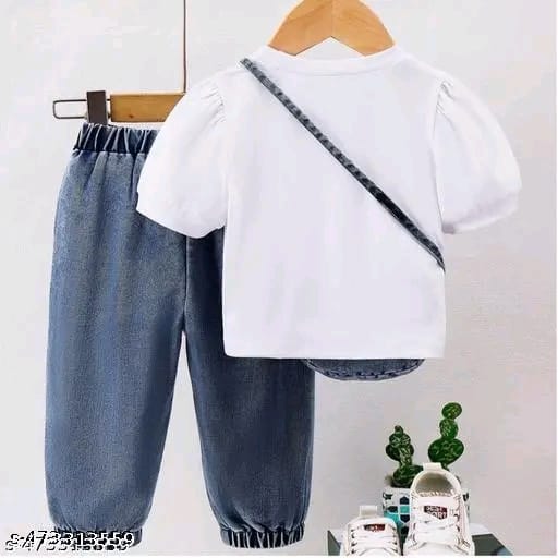 KIDS TSHIRT AND PANT SET(PACK OF 1)