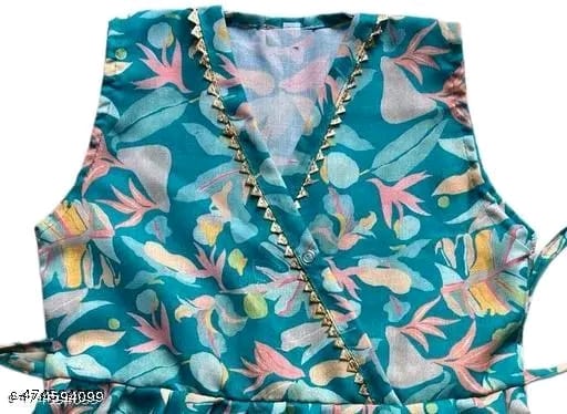 Cutiepie Elegant Girls Top & Bottom Sets This product is made in 100% Rayon slub fabric.