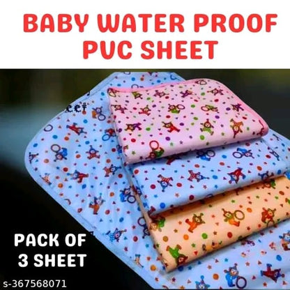 Kotton Candy MultiColour Waterproof Sheet for Baby Boy and Girl || Newborn Baby Comfortable Spongy Plastic Mat for 0 to 6 Month