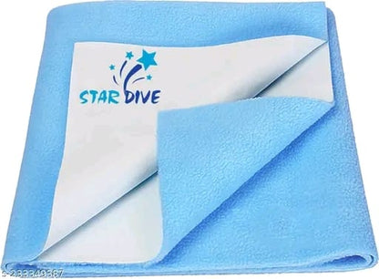 STAR DIVE Waterproof Drysheet, Baby bed Protector, Urine Sheet, Diaper free Sleeping Mat, Play Mat, Massage Mat, Menstrual flow Mat, washable, Reusable, Breathable, Skin Friendly, Heat Free, small size 50X70 cm (pack of 3)