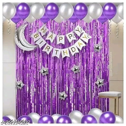 Happy Birthday Decoration For Husband - Huge Combo Set