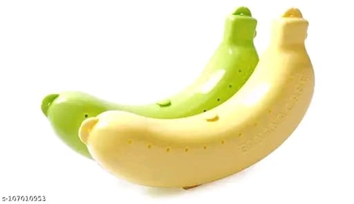 Set of 2 Banana Case Banana Fruit Storage Holder Cover Box for Kids (Multi 2)