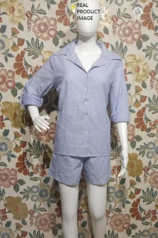 Comfy ChicBlue Stripes Co-Ord Set