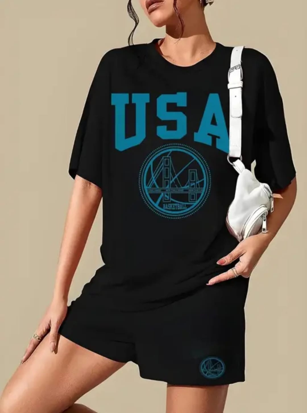 TOP SE TOE co-ord set / night suit / gym wear/ daily wear / oversized pajama set , tshirts - shorts