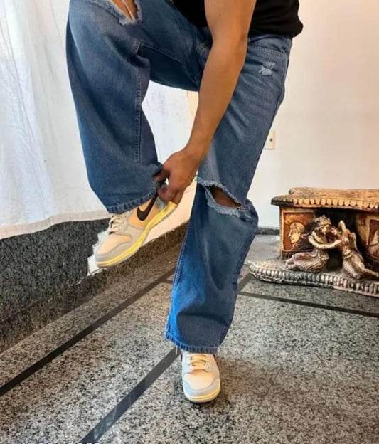 cut out jeans for mens